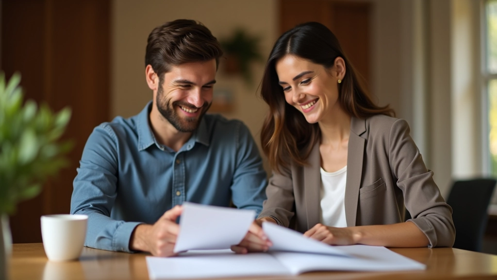 Dva lidé sedí u stolu a diskutují o rozpočtu a finančním plánu