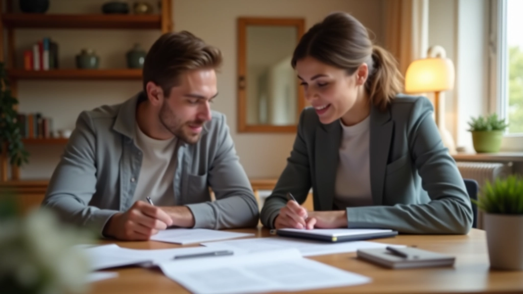 Pár při finančním plánování