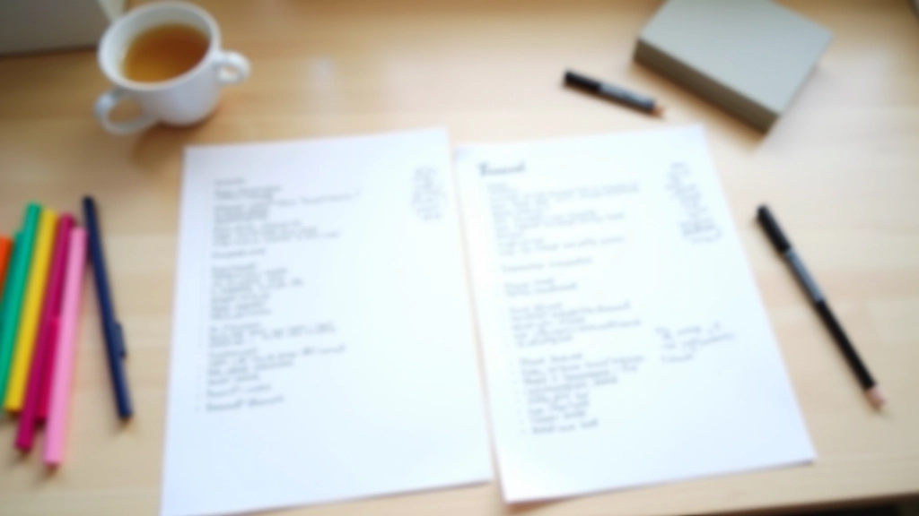 Dva seznamy cílů vedle sebe s překrývajícími se body, znázorňující společné a osobní priority